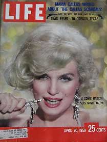 Life Magazine April 20, 1959 -- Cover: Marilyn Monroe