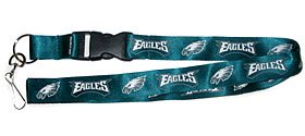 Philadelphia Eagles Breakaway Lanyard with Key Ring Officially Licensed Detachable Nylon Neck