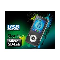 auvisio MP3- & Video-Player "DMP-320.m" mit UKW-Radio