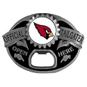 Arizona Cardinals Bottle Opener Tailgater Belt Buckle - NFL Football Fan Shop Accessories