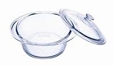 Pyrex Borosilicate Glass Mini Round Casserole with Lid, 0.25L  from Pyrex