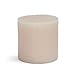 Zest Candle Pillar Candle, 3 by 3-Inch, Pale Ivory