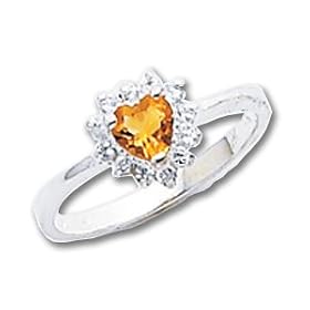 Buy Sterling Silver Citrine ring by A Great Jewelry Co.