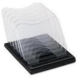 Deflecto 39090104B deflect-o Document Browser, Clear Dividers/Black Base