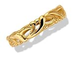 Image of 9ct Gold Cut Out Scroll Ring