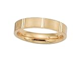 4 Mm Comfort Fit Wedding Band - 14kt White or Yellow Gold LIFETIME WARRANTEE