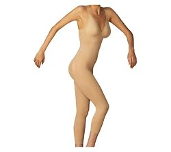 Lipo in a Box "Original Firm Control" Capri Bodysuit without Underwire, Nude or Black, XS thru 2X