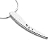 White Ice - Sterling Silver Fancy Design with 3 Diamonds Pendant and 18 Necklace