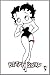 Betty Boop White Refrigerator Magnet