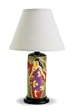VINTAGE ISLAND BEAUTIES CERAMIC TABLE LAMP -RED