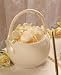 Ivory Flower Girl Basket