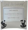 Civil Partnership Gift Two Top Hats Photo Frame Landscape