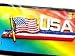 iron on patch stars & stripes usa flag banner style