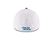 New Era NFL Carolina Panthers 2016 Training Camp Team Color 39THIRTY Stretch Fit Cap, Small/Medium, White/Gray Heather