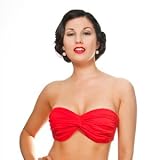 Knotty Nicolita Tube Top in Red