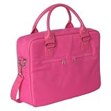 Emily 17 inch Hot Pink Laptop Tote Bag