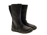 CHILDRENS GIRLS KIDS WINTER CORD KNEE LENGTH BOOTS SHOES BLACK SIZES 4J - 12