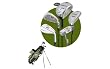 US Kids Golf Unisex 57-39 Green Junior 5 Club Set