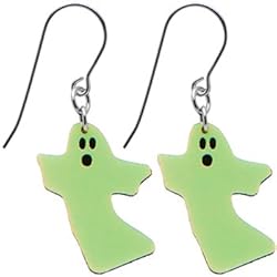 Handcrafted Ghost Glow in the Dark Earrings