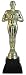 Male Golden Award Statue - 10 Inches Tall - Pack of 2