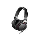 SONY 密閉型ヘッドホン ハイレゾ音源対応 iPhone/iPod/iPad対応リモコン・マイク付 ブラック MDR-1R/B