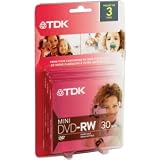 TDK DVD-R28L3 1.4GB Mini DVD-R Disc for Camcorder by TDK