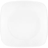 Corelle Square 8-3/4-Inch Salad Plate, Scandia White
