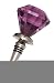 Amethyst Door Knob Bottle Stopper