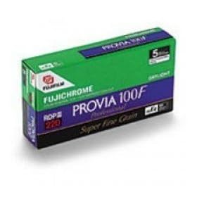 Fujifilm Fujichrome Provia 100F Color Reversal Film ISO 100, 120mm, 5 Roll Pro Pack by Fuji