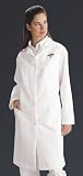 Medline MDT13WHT1E Coat, Lab, Ladies, White, Full Length, Size SM