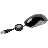 Targus Mini Kaleidoscope Optical Retractable Mouse AMU83US (Black/Grey)