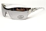 Xloop Sports Shield Wrap Sunglasses Mens Womens White Mirror X441