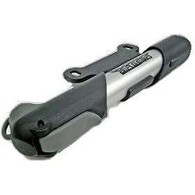 MAX Alloy 7 Mini Bike Pump Silver/Black
