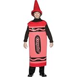 Rasta Imposta Red Crayola Crayon Outfit Kids Licensed Costume 10-12