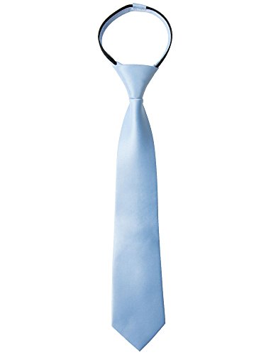 Spring Notion Boys' Satin Zipper Neck Tie