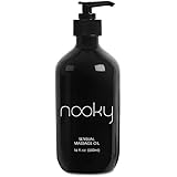 Nooky Massage Oil 16oz - with Essential and Sweet Almond Oils for Massaging