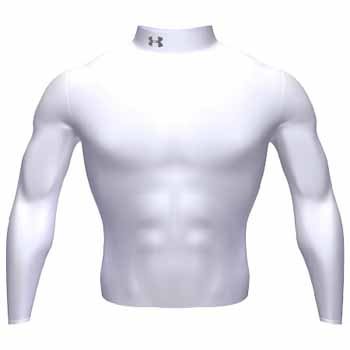 Under Armour Kinder Coldgear Mock,white