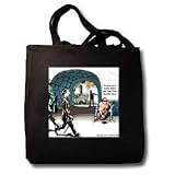 Londons Times Funny Music Cartoons - Unlikely Beggar - Tote Bags