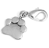 Charms Anhänger für Bettelarmband Pfote / Tatze
