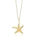 Starfish Necklace with 24 Karat Gold