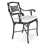 Catalina Outdoor Dining Armchair - Espresso - Frontgate, Finish and Material: Espresso,Patio Furniture