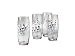 Pfaltzgraff Penguin Skate Set Of Four 20-Ounce Coolers
