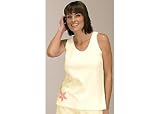 Coral Bay Nights Embroidered Sleep Tank