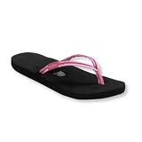 L.L.Bean Maine Isle Flip Flop II Thin Strap Stripe Ladies by