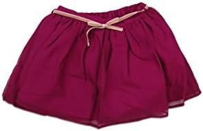 MARIE CHANTAL Chiffon Skirt -12 -PLUM