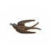 Vintaj Natural Brass Soaring Sparrow Bird Pendant Link 18 x 41mm (1)