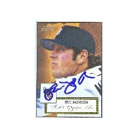 Eric Munson, Detroit Tigers, 2001 Topps Heritage Autographed Card