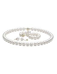 Freshwater Pearl Jewelry Set: 9-10mm AA+