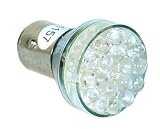One Pair 1157 White 24 LED Light(2 bulbs) /12V 24W / Turn Signal Light, Corner Light, Stop Light, Parking Light, Side Marker Light, Tail Light, and Backup Lights