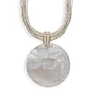 Multistrand Fashion Necklace with Shell